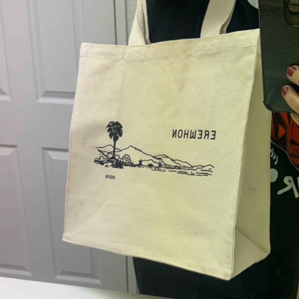 Erewhon (Coachella 2026) Cream Canvas Large Tote